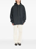 Maison Margiela zipped drawstring hoodie
