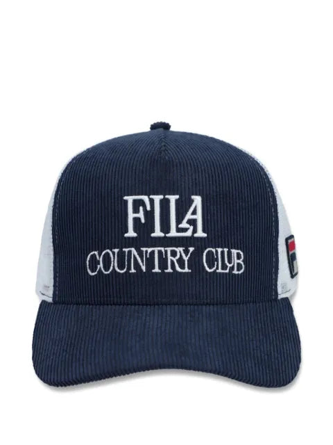 Fila Cody corduroy baseball cap and mesh