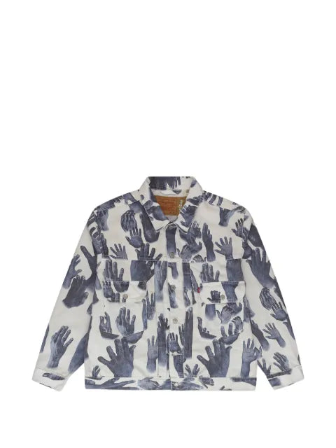 Denim Tears x Levi's hands-print denim jacket