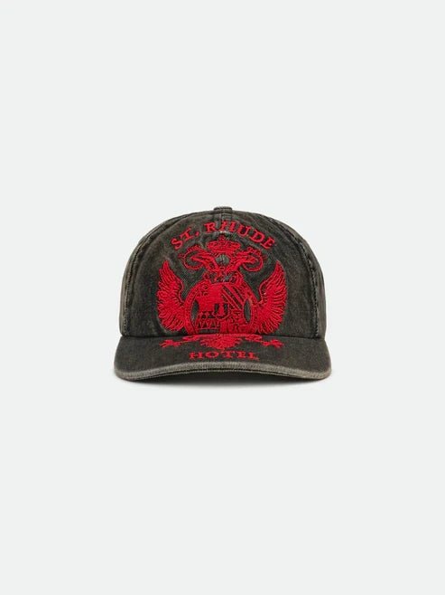 Rhude St Rhude Seal Denim Curved Brim Hat